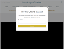 Tablet Screenshot of noondaycollection.com